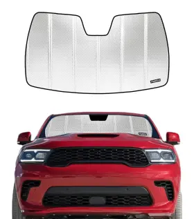 B-ss328 Pigenius Windshield Sun Shade For Dodge Durango 2021-2025. Reflective Aluminum Film Fr