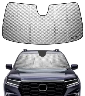 B-ss631 Pigenius Windshield Sun Shade For Honda Pilot 2023-2025. Reflective Aluminum Film Fron