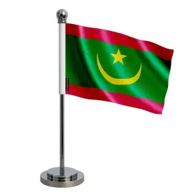 Pixelforma 666782718396 Mauritania Office Flag 14 X 21 Cm