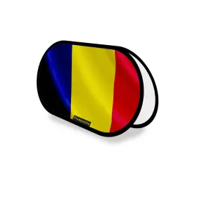 Pixelforma 666782860064 Advertising Stand Oval Flag Of Chad 70 X 120 Cm