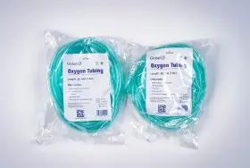 25ft25 Pk 749715250675 Global Crush Resistant Oxygen Tubing - Ft Green 2 Pack