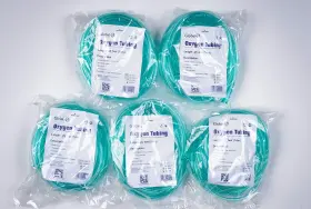 Pk 749715250682 Global Crush Resistant Oxygen Tubing - 25ft 25 Ft Green 5 Pack