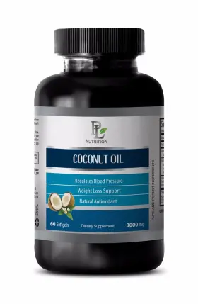 Pl Nutrition 747989442390 Coconut Oil Organic - 3000 Mg Strengthens Your Immune System 1b
