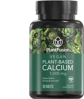 Sp99 Plantfusion Sp99/30 Vegan Calcium 1000mg Plant Based Red Algae Magnesium D3 K2 90 Tablets