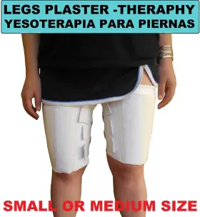 Plaster Corset 736631207500 2 Fajas De Yeso Reductora Piernas Small/medium 7x23 Pulgadas