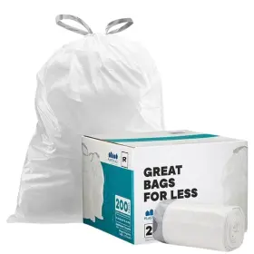 Tra275wh Plasticplace Custom Fit Trash Bags Compatible 100 Count Pack Of 1 White