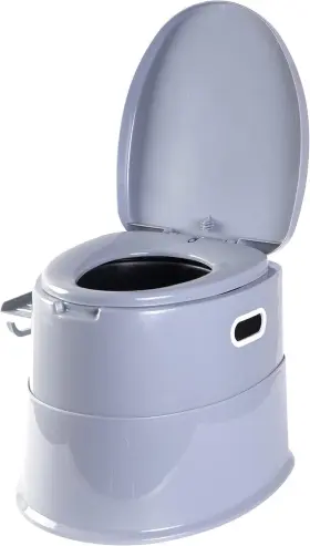 Qi003543 Playberg Folding Portable Travel Toilet Gray