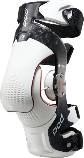 Poak830-clt-lt-sm Pod Active K8 3.0 Knee Brace Carbon Lt Carbon/white Sm