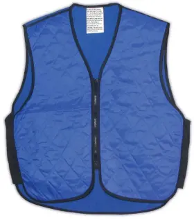 Polar 857825001831 Cooling Vests Evaporative Body Garment - Blue Large