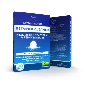 Pop On Veneers 614347713396 Smiles Retainer Cleaner Tablets For Ultrasonic Cleaners 1-month Supply