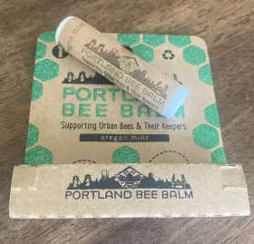 Portland Bee Balm 857866007137 2 Beeswax Based Lip Oregon Mint -2 Individually Sealed