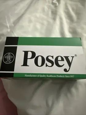 8197l Posey Trach Tie #8197 Large Box Of 12 Tracheostomy Tube Holder