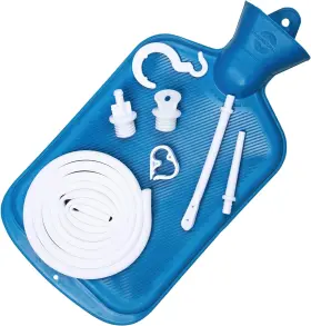 Posturely 313044568574 Best Colon Cleanse Enema Bag Bpa Free With Tubing 2 Quart Hot Water Bottle