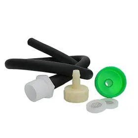 Ppelao 717977070683 20 Inches Silicone Nozzle Enema Attachment Reusable Douche Black Hose
