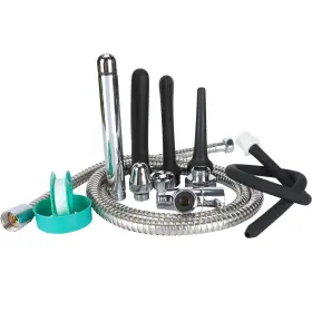 Ppelao 792288755245 Shower Enema System Douche Colonic Cleanse Kit 5-foot Stainless Steel Showe