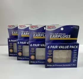 Preferred Plus 794503412346 Ear Plugs Ultra-soft Silicone 6 Pair - 4 Pack
