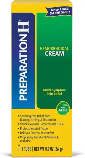 Preparation H 305732868103 Hemorrhoid Symptom Treatment Cream 0.9 Ounce Pack Of 3