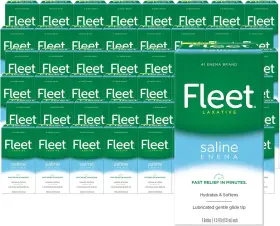 201d Prestige Consumer Healthcare Fleet Laxative Saline Enema For Constipation 4.5 Fl Oz Pack Of 48