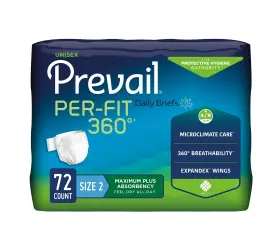 Pfng-013 Prevail Per-fit 360 Daily Incontinence Briefs Unisex Adult Brie
