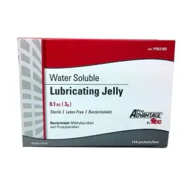 P903100 Pro Advantage Water Soluble Lubricating Jelly 3 Gm 144 Individual Sterile Packets