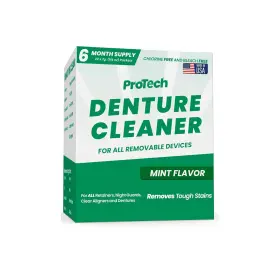 B001f71l8c Pro Tech Denture Cleaner - 180 Cleanings 0.17 Per 22 Count Pack Of 1