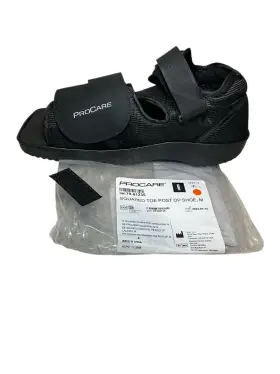 79-81235 Procare Post-op Shoe Medium Unisex Black #79-81235