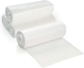 Procure 708176144053 7-10 Gallon Clear Garbage Can Liners 1 Count Pack Of 100