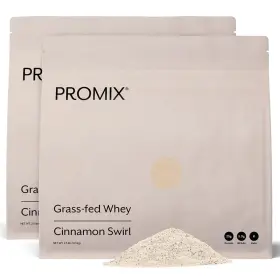 Promix Nutrition 850060296666 Whey Protein Powder Cinnamon Swirl 2.5lb Pack Of 2 Grass Fed Natural Bulk