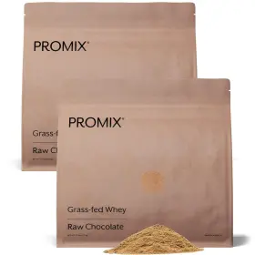 Promix Nutrition Protein 5lb Raw Whey Powder Chocolate Grass Fed Gluten Free