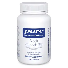 Blc1 Pure Encapsulations Black Cohosh 2.5 Hypoallergenic Supplement For Menopause Support 120 Capsules
