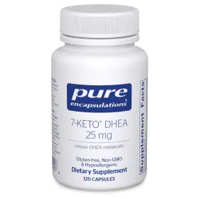 Kd21 Pure Encapsulations 7 Keto Dhea Supplements 25mg 120 Capsules Unique