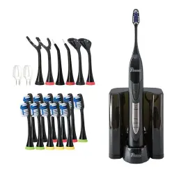 S520bk Pursonic Black Rechargeable Electric Toothbrush With Bonus Value Pack