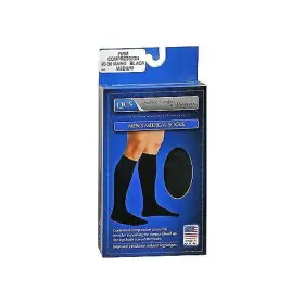 1631 Qcs 763189587822 Mens Medical Socks Leg Wear Firm Compression Medium Black 1 Pair Pack Of 6