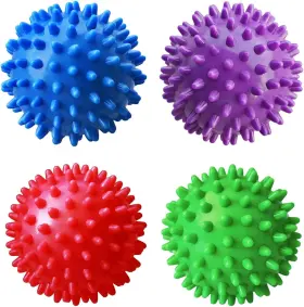 Qi Mei 782913365925 Professional Massage Balls Foot Ball Green Pink Purple Blue