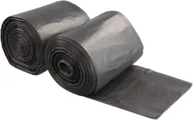 Qskely 611982039881 18 Gallon Large Kitchen Trash Bag Gray 100 Count Pack Of 1