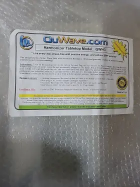 Qwh3 Quwave The Ultimate Emf Protection Fights Stress Illness Negative Energies