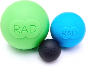 Rr-1030 Rad Rounds Extra Soft Yoga Deep Tissue Massage Ball Set Myofascial