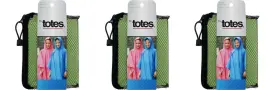 Raines 038905200379 Bl Rain Poncho Youth Size Assorted Colors Pack Of 3