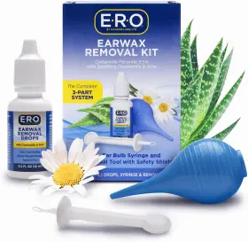 Randob Labs 711181420449 E-r-o Earwax Removal Kit For Complete Ear Care With Carbamide Peroxide R