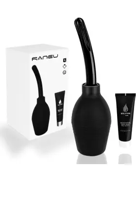 Raneu 719209468558 Enema Bulb Kit With Lube Anal Douche Superior Materials Men Women