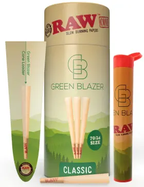 Raw Single 70-24 100pk Rolling Papers 70mm Size 100 Pack Cones Pre Rolled 70/24 Mini Tips