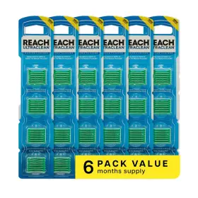 F4641391 Reach Flosser Refill Heads 28 Count Pack Ultraclean Access Mint Plaque Remover