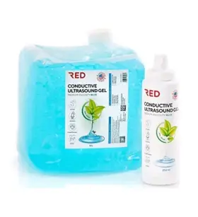 Red Medical Supplies 060813630363 Ultrasound Gel 5l For Doppler Blue Non-irritating