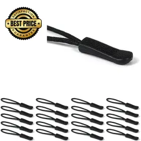 Zipper02 Red Snail 20pcs Zipper Pull - Pulls Replacement Fluorescent Black