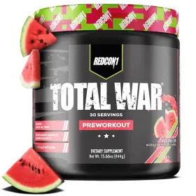 Rc1-twwm Redcon1 Pre Workout Powder Watermelon Total War 30 Servings 3.2g Citrulline Acid
