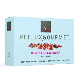 Reflux Gourmet 850006031313 Berry Soothe Gum Alginate Therapy Sodium Bicarbonate For