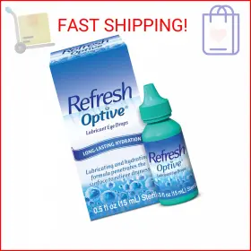 93241 Refresh Optive Lubricant Eye Drops 0.5 Fl Oz Sterile