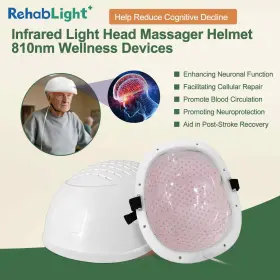 Lh280-a-0528 Rehablight 810nm Infrared Red Light Therapy Helmet Home Medical For Insomnia Memory Loss