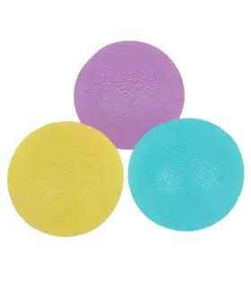 C249r157 Relief Squeeze Ball 3 Stress Hand Finger Grip Strength Exercise Therapy Training