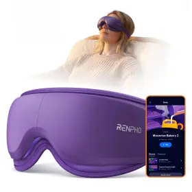 R-wme05 Renpho Eye Massager Purple Zen Lightweight Headspace Heat Eligible Mothers Gifts